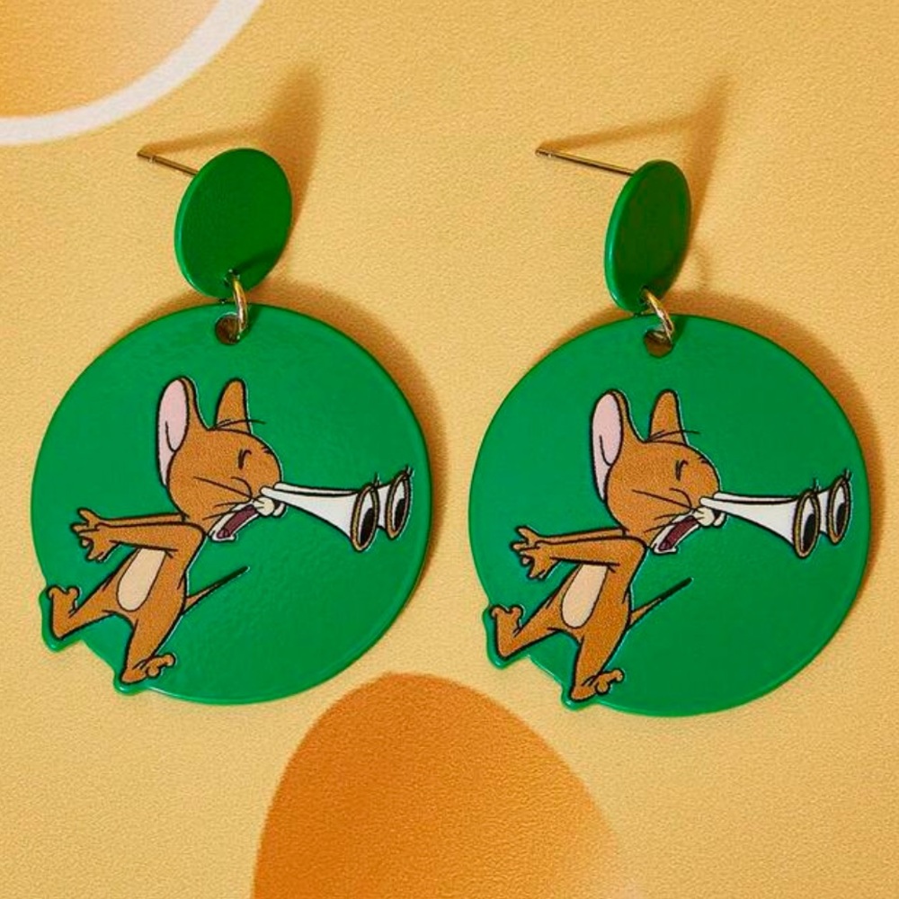 Tom And Jerry Acrylic Earrings